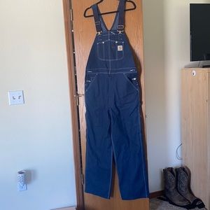 NEVER WORN denim Carhartt overalls